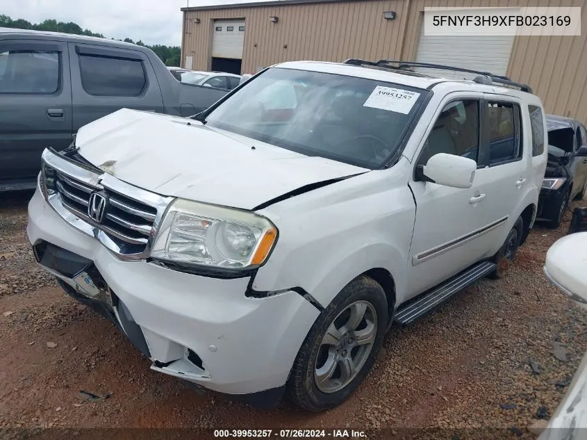 5FNYF3H9XFB023169 2015 Honda Pilot Touring