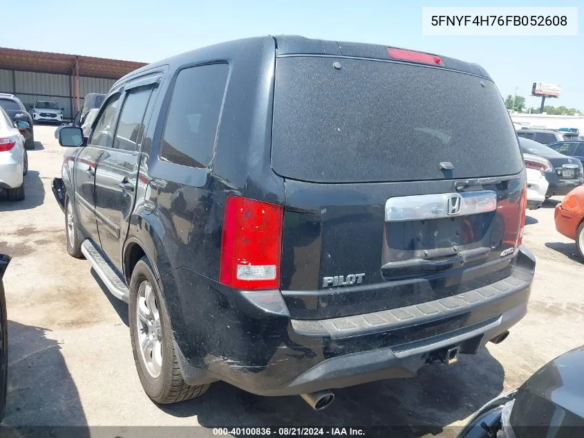 5FNYF4H76FB052608 2015 Honda Pilot Exln