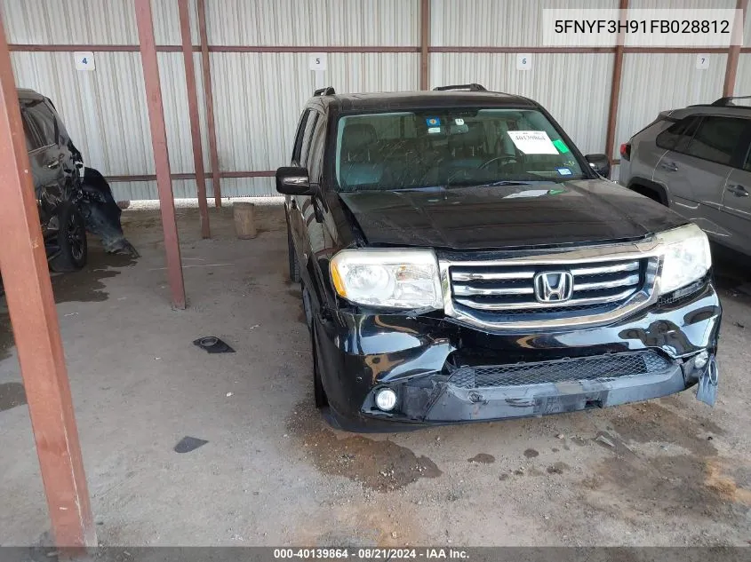 5FNYF3H91FB028812 2015 Honda Pilot Touring