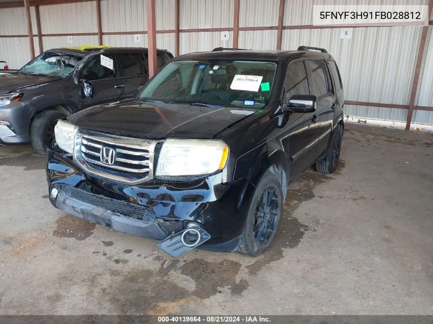 5FNYF3H91FB028812 2015 Honda Pilot Touring