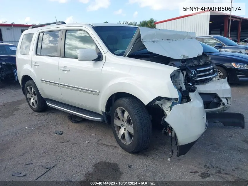 2015 Honda Pilot Touring VIN: 5FNYF4H90FB506174 Lot: 40744823