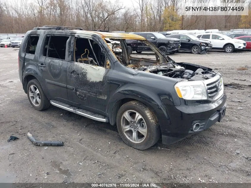 5FNYF4H38FB074459 2015 Honda Pilot Se