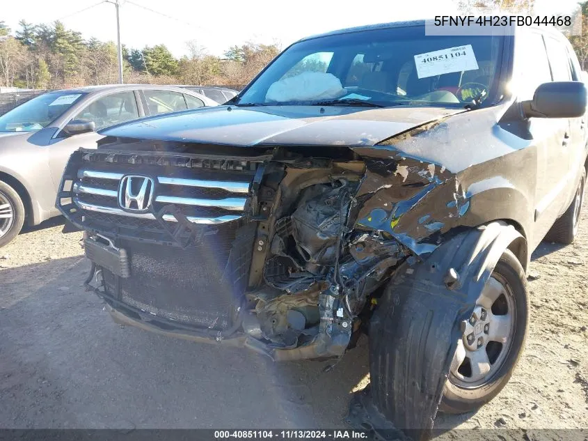 5FNYF4H23FB044468 2015 Honda Pilot Lx