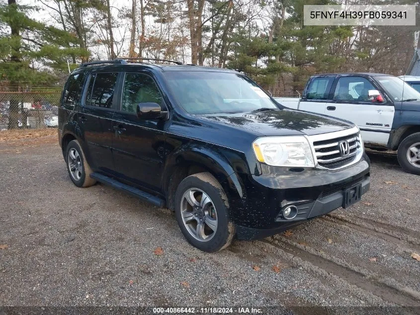 2015 Honda Pilot Se VIN: 5FNYF4H39FB059341 Lot: 40866442