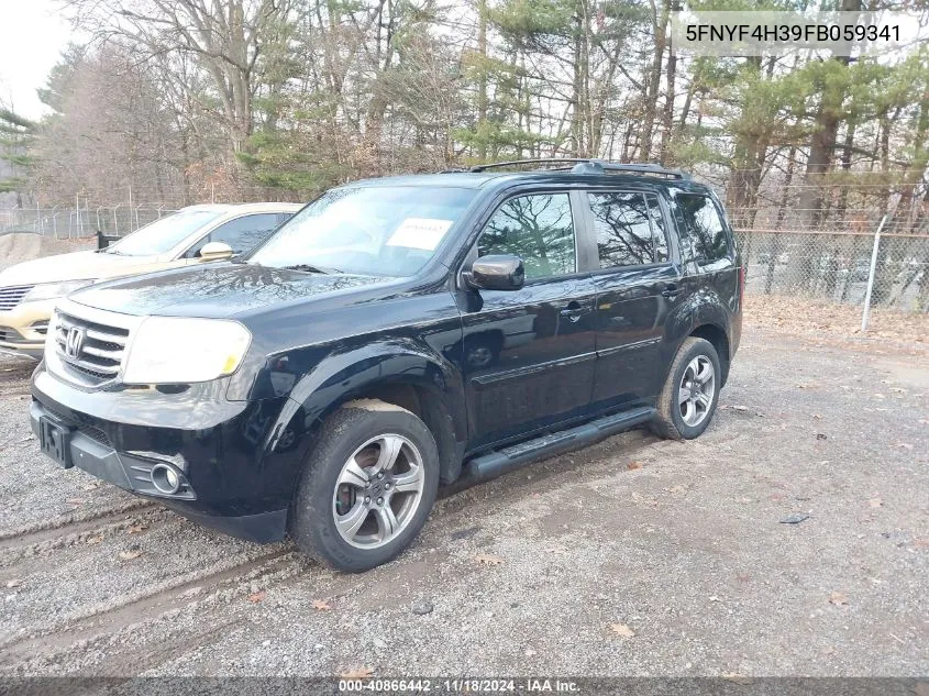 2015 Honda Pilot Se VIN: 5FNYF4H39FB059341 Lot: 40866442