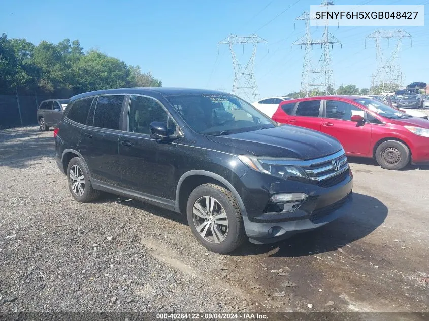 2016 Honda Pilot Exl VIN: 5FNYF6H5XGB048427 Lot: 40264122