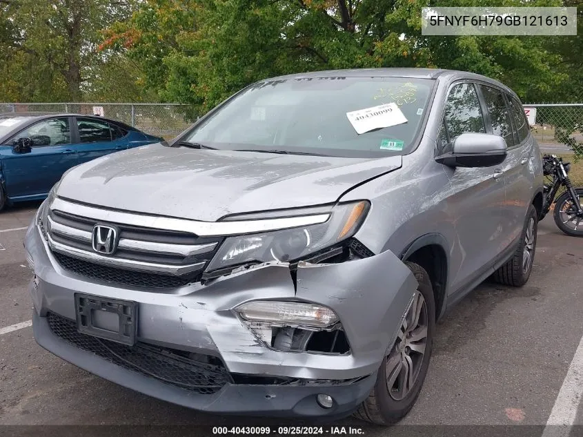 2016 Honda Pilot Ex-L VIN: 5FNYF6H79GB121613 Lot: 40430099