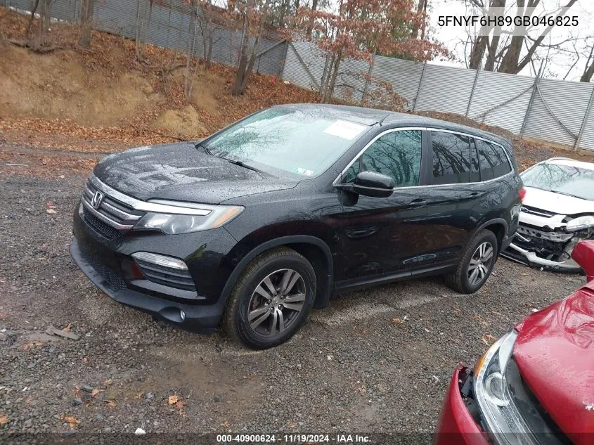 2016 Honda Pilot Ex-L VIN: 5FNYF6H89GB046825 Lot: 40900624