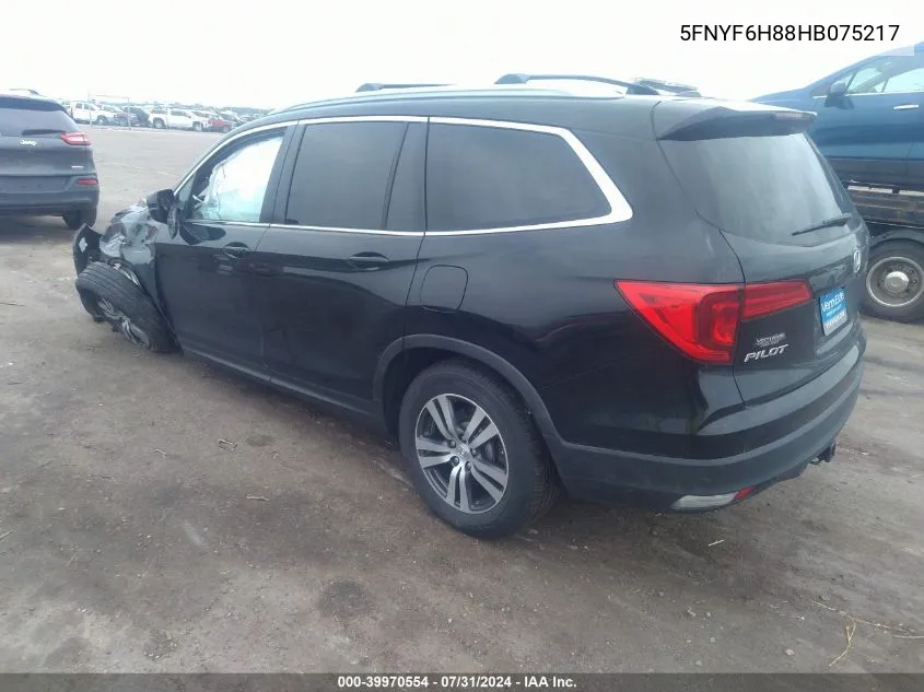 5FNYF6H88HB075217 2017 Honda Pilot Ex-L