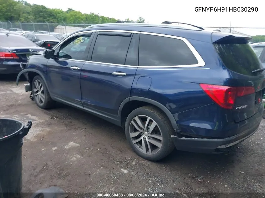 5FNYF6H91HB030290 2017 Honda Pilot Touring