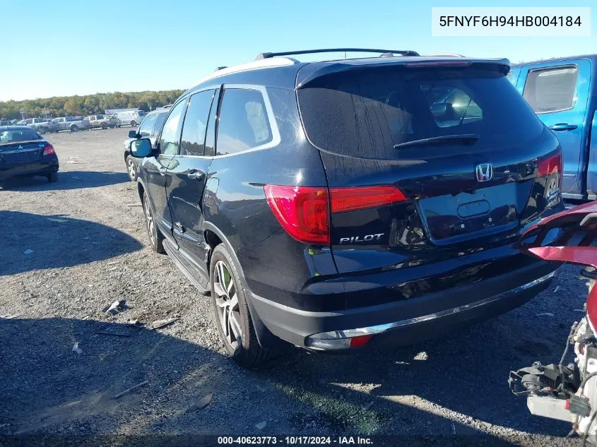 5FNYF6H94HB004184 2017 Honda Pilot Touring