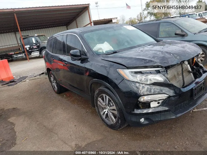 5FNYF6H55HB049437 2017 Honda Pilot Ex-L