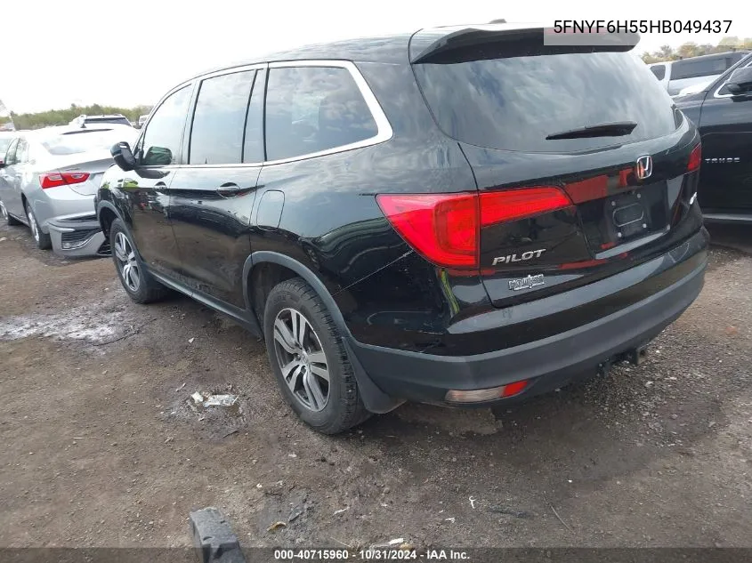 5FNYF6H55HB049437 2017 Honda Pilot Ex-L