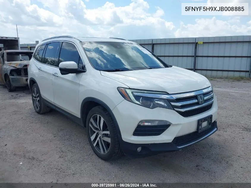 5FNYF5H9XJB008885 2018 Honda Pilot Touring