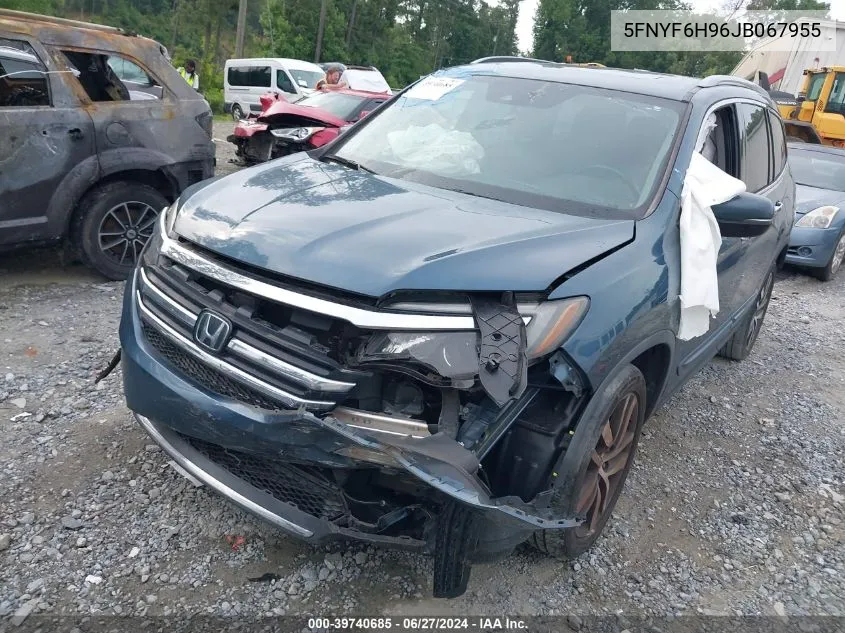 5FNYF6H96JB067955 2018 Honda Pilot Touring