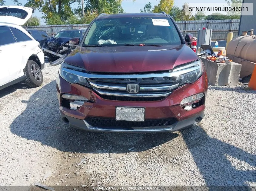 5FNYF6H90JB046311 2018 Honda Pilot Touring