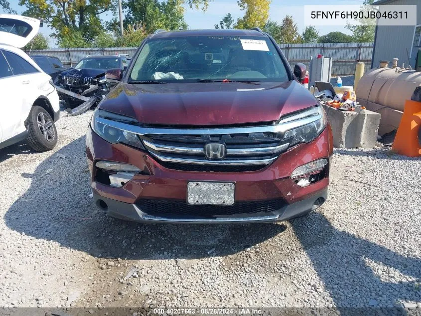 5FNYF6H90JB046311 2018 Honda Pilot Touring