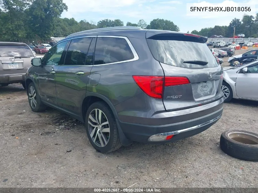 2018 Honda Pilot Touring VIN: 5FNYF5H9XJB018056 Lot: 40262687