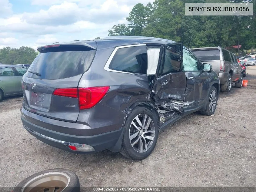 2018 Honda Pilot Touring VIN: 5FNYF5H9XJB018056 Lot: 40262687