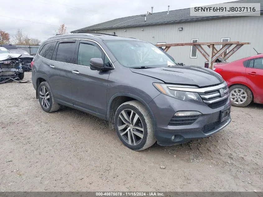 2018 Honda Pilot Touring VIN: 5FNYF6H91JB037116 Lot: 40875078