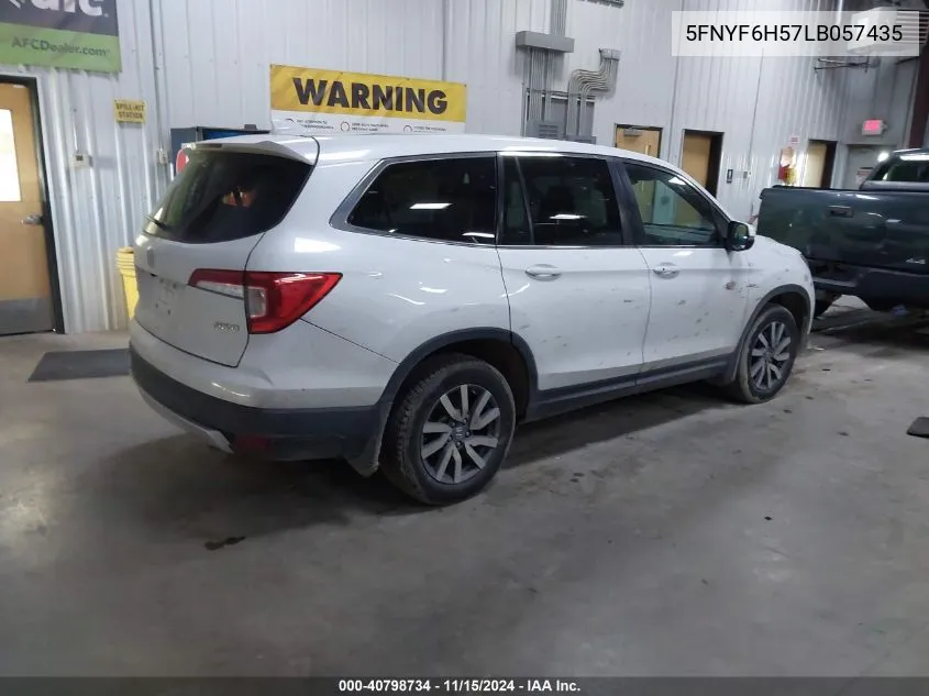 2020 Honda Pilot Awd Ex-L VIN: 5FNYF6H57LB057435 Lot: 40798734