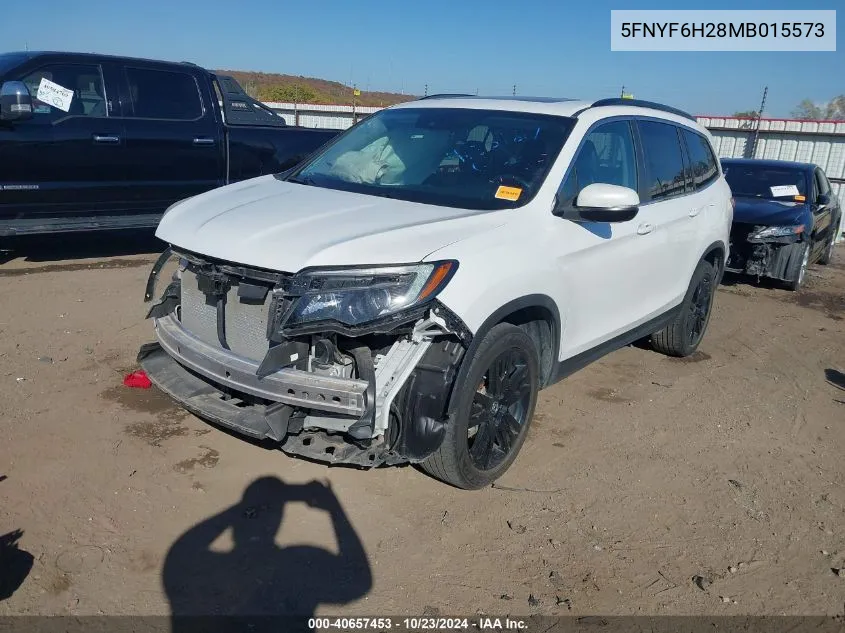 2021 Honda Pilot Awd Special Edition VIN: 5FNYF6H28MB015573 Lot: 40657453