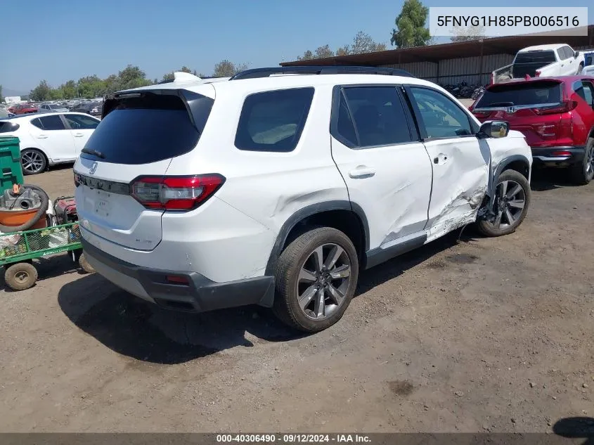 2023 Honda Pilot Awd Elite VIN: 5FNYG1H85PB006516 Lot: 40306490