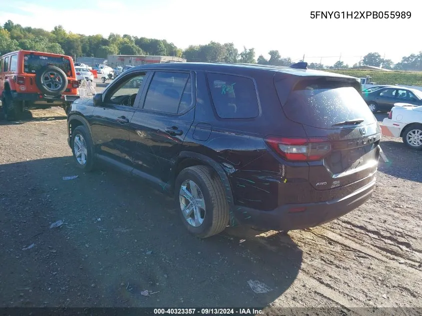 5FNYG1H2XPB055989 2023 Honda Pilot