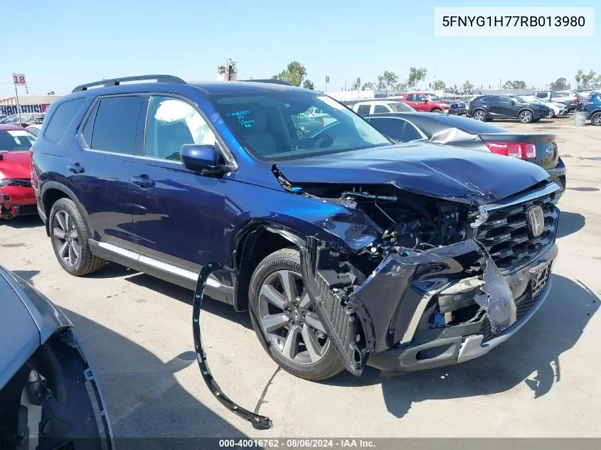 2024 Honda Pilot Awd Touring VIN: 5FNYG1H77RB013980 Lot: 40016762