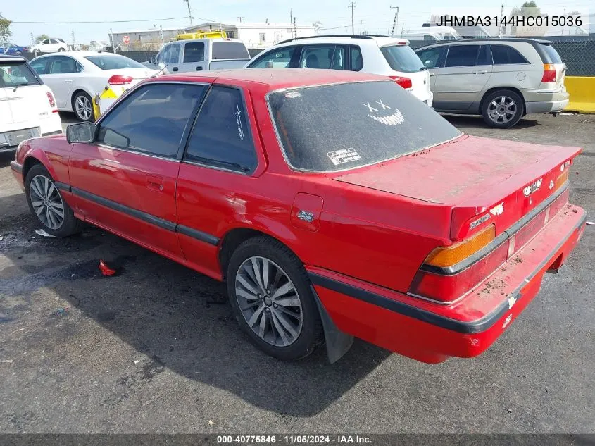 1987 Honda Prelude 2.0Si/2.0S VIN: JHMBA3144HC015036 Lot: 40775846