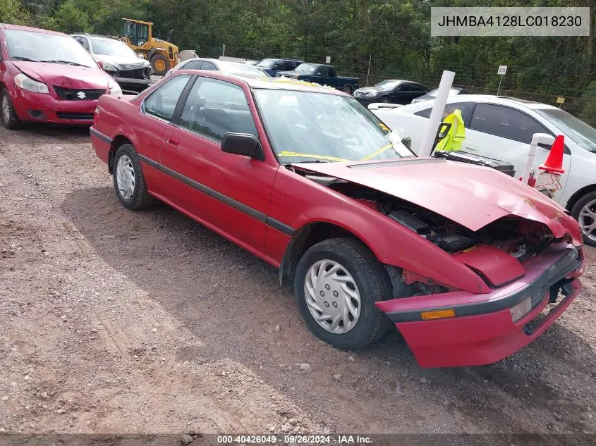 1990 Honda Prelude 2.0Si/2.0S VIN: JHMBA4128LC018230 Lot: 40426049