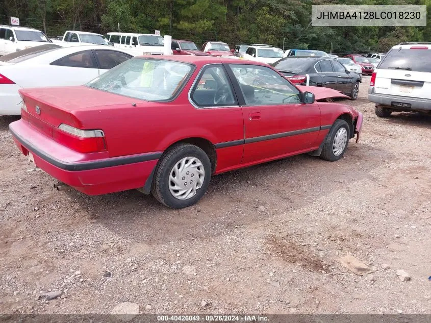 1990 Honda Prelude 2.0Si/2.0S VIN: JHMBA4128LC018230 Lot: 40426049