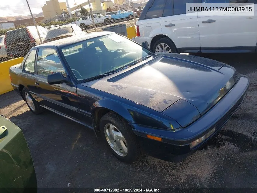 JHMBA4137MC003955 1991 Honda Prelude Si