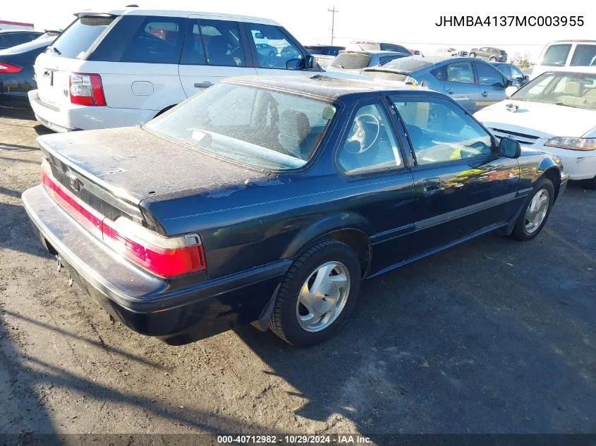 JHMBA4137MC003955 1991 Honda Prelude Si