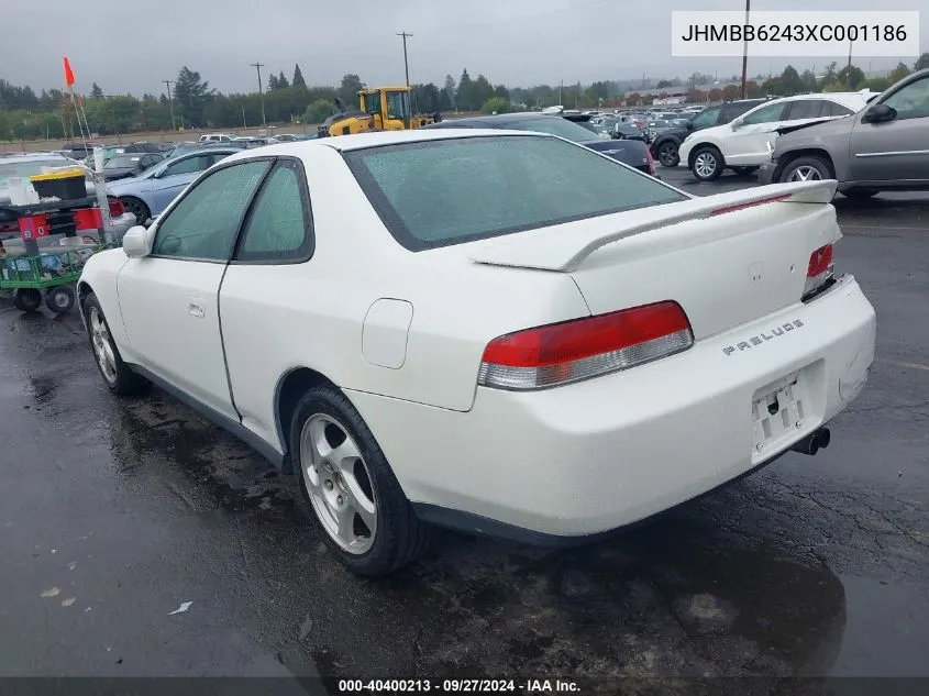 JHMBB6243XC001186 1999 Honda Prelude