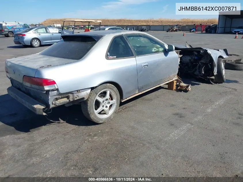 1999 Honda Prelude VIN: JHMBB6142XC007871 Lot: 40566836