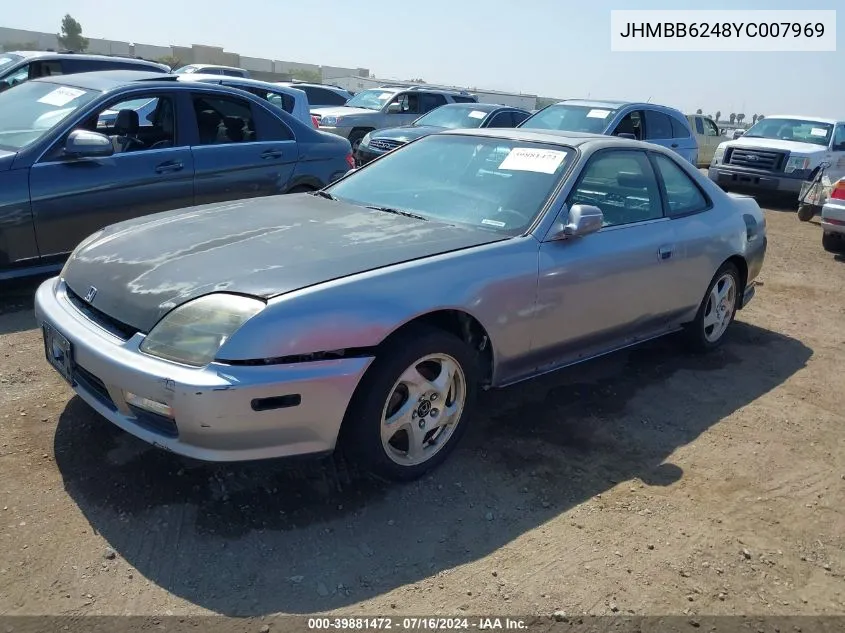 JHMBB6248YC007969 2000 Honda Prelude