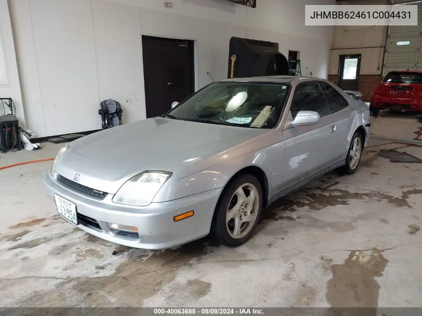 2001 Honda Prelude VIN: JHMBB62461C004431 Lot: 40063688