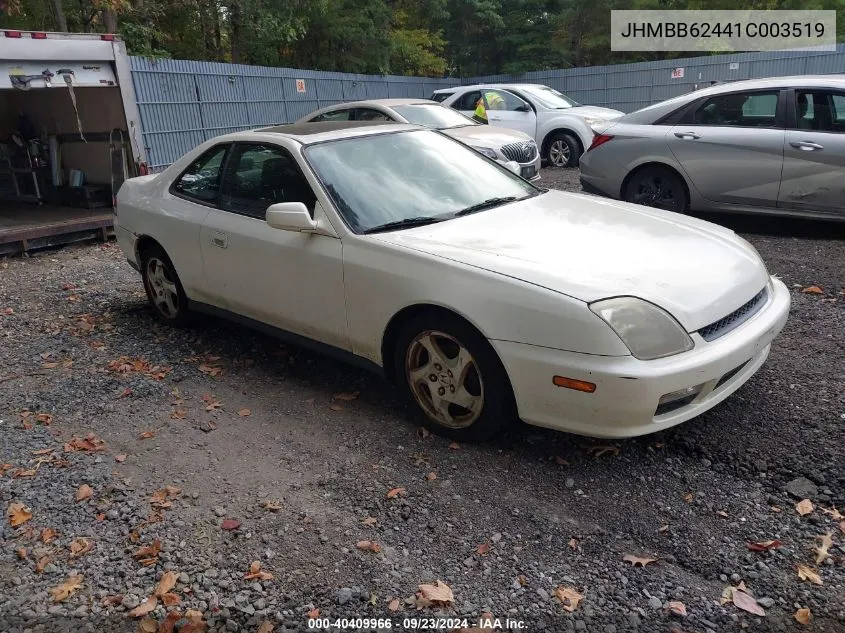 2001 Honda Prelude VIN: JHMBB62441C003519 Lot: 40409966