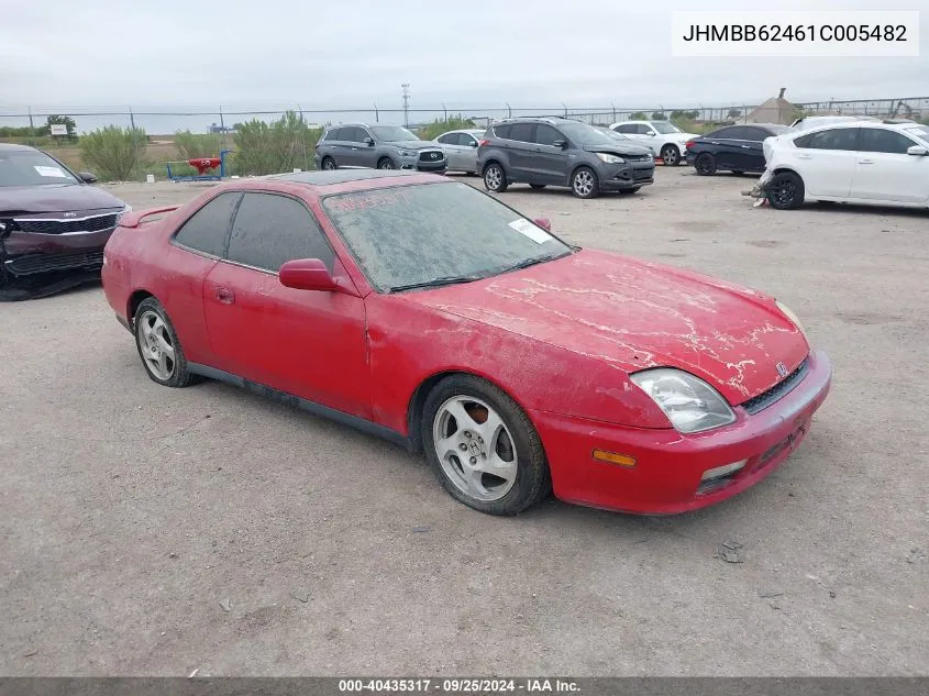 2001 Honda Prelude VIN: JHMBB62461C005482 Lot: 40435317