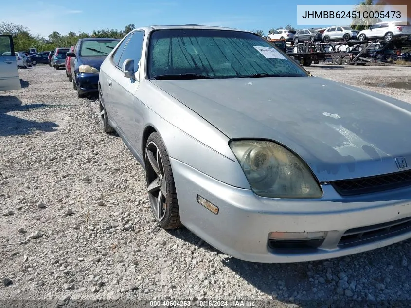 2001 Honda Prelude VIN: JHMBB62451C005473 Lot: 40604263