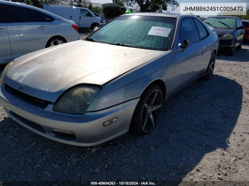 2001 Honda Prelude VIN: JHMBB62451C005473 Lot: 40604263