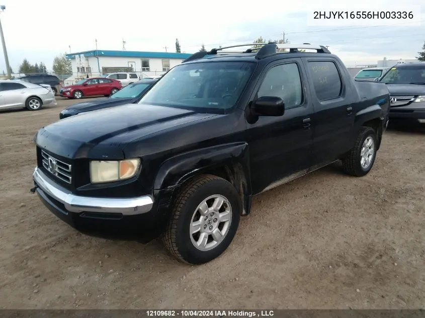 2006 Honda Ridgeline VIN: 2HJYK16556H003336 Lot: 12109682