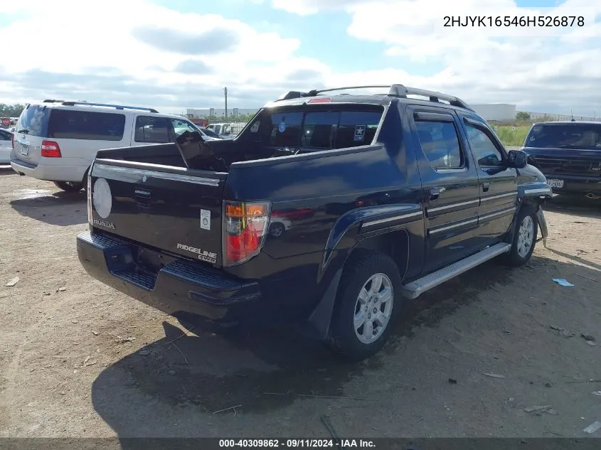 2HJYK16546H526878 2006 Honda Ridgeline Rtl