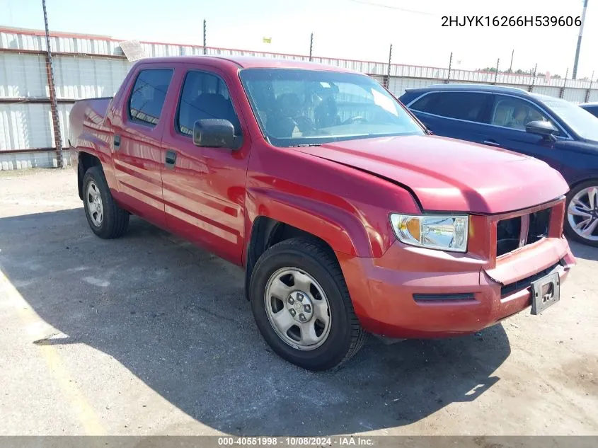 2HJYK16266H539606 2006 Honda Ridgeline Rt