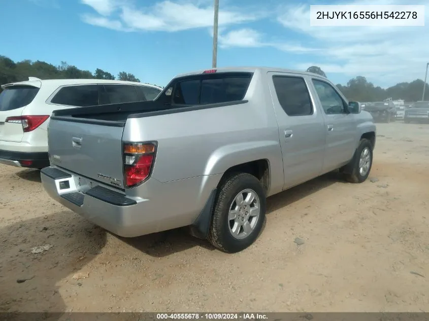 2HJYK16556H542278 2006 Honda Ridgeline Rtl