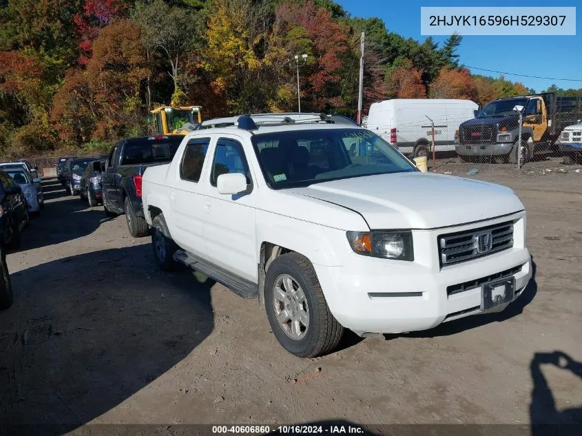 2006 Honda Ridgeline Rtl VIN: 2HJYK16596H529307 Lot: 40606860