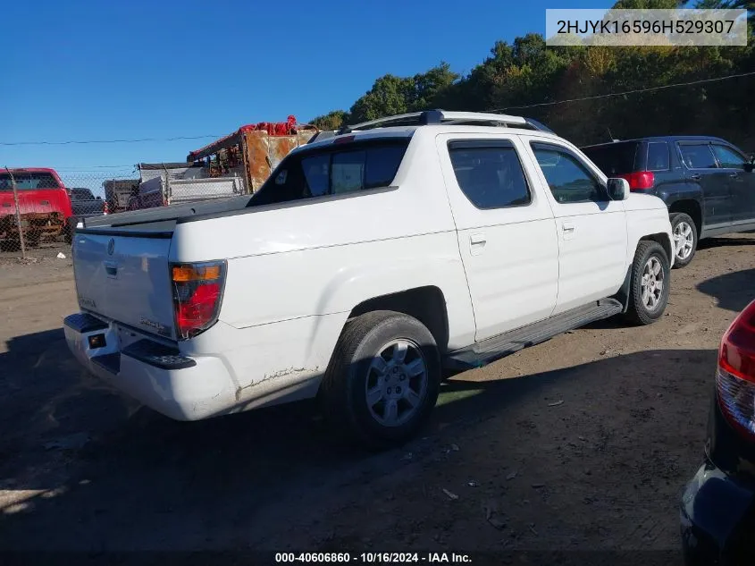 2006 Honda Ridgeline Rtl VIN: 2HJYK16596H529307 Lot: 40606860