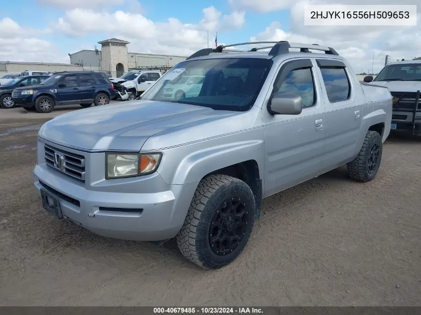 2006 Honda Ridgeline Rtl VIN: 2HJYK16556H509653 Lot: 40679485