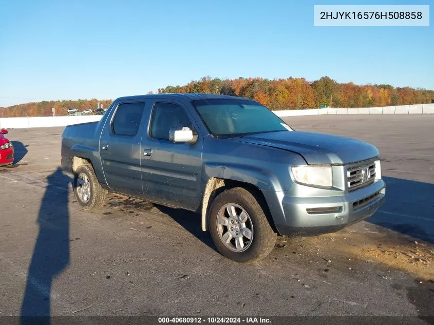 2HJYK16576H508858 2006 Honda Ridgeline Rtl